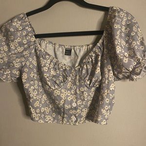 SHEIN flower blouse